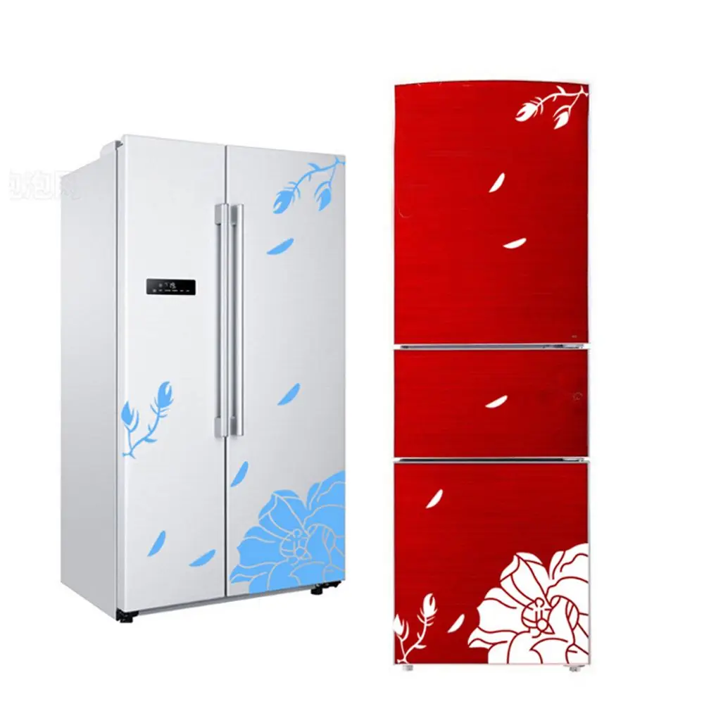 Один комплект наклейка на стену в виде цветка магнолии холодильника украшение