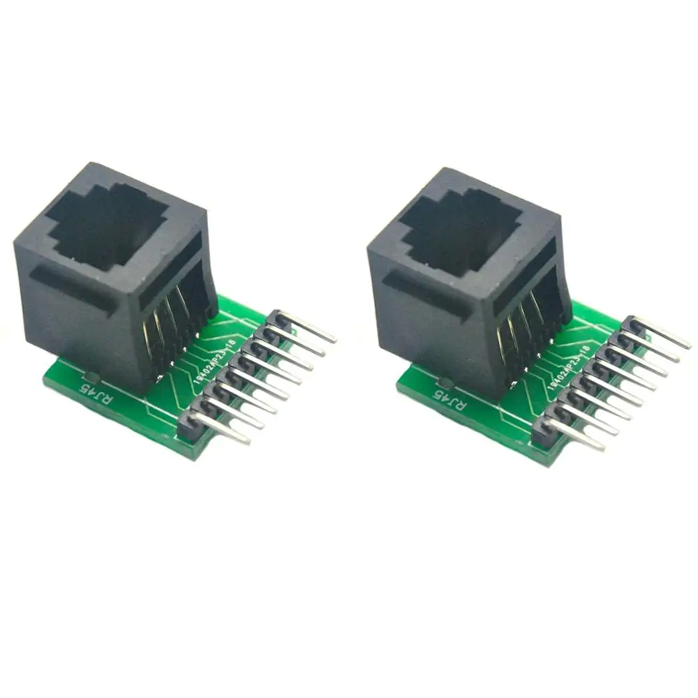 2 шт. 8 контактный разъем RJ45|Компьютерные кабели и разъемы| |