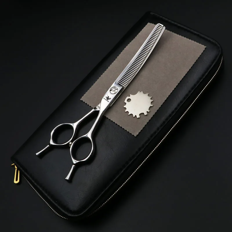 Профессиональные Парикмахерские ножницы Black Knight 6 5 дюйма изогнутые филировочные