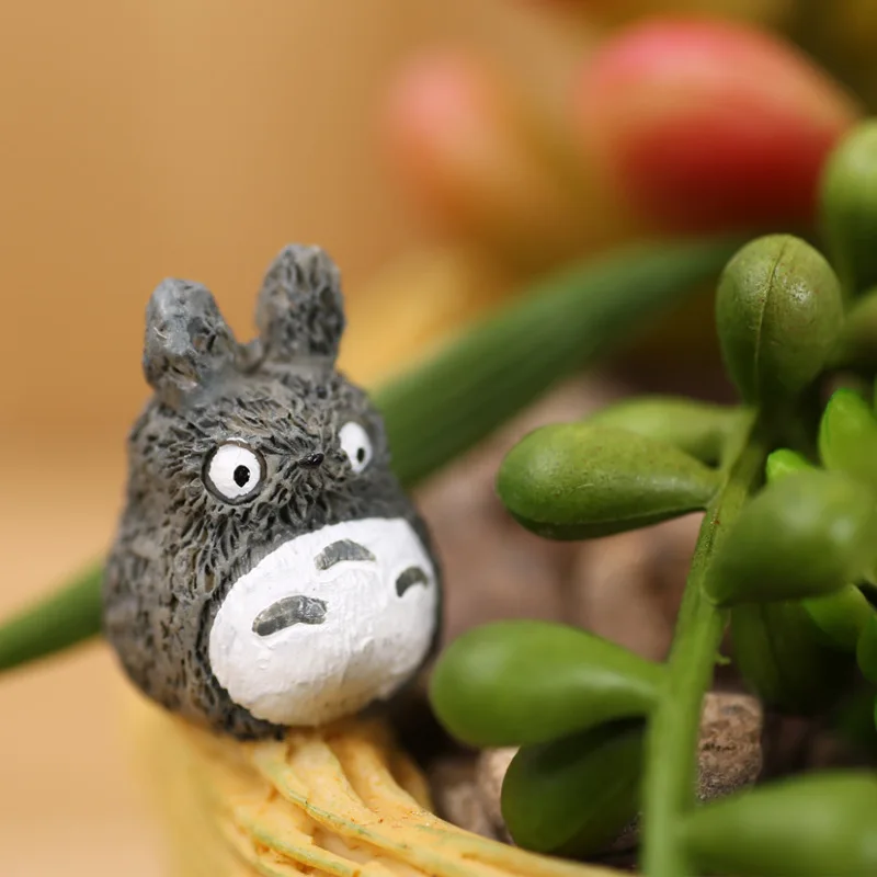 Zakka TOTORO цветочный горшок Креативные украшения для домашнего интерьера
