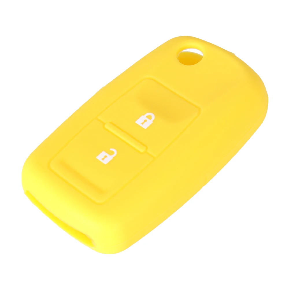 KEYYOU силиконовый чехол для ключей с 2 кнопками Vw Volkswagen MK4 Seat Altea Alhambra Ibiza Polo T5