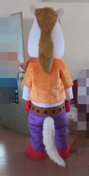 Высококачественный костюм коня-маскота книга Необычные платья для косплея