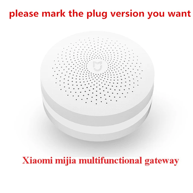 Xiaomi mijia умный дом наборы шлюз версия 2 двери окна датчик человеческого тела беспроводной переключатель влажности Zigbee розетка - Цвет: mijia gateway2