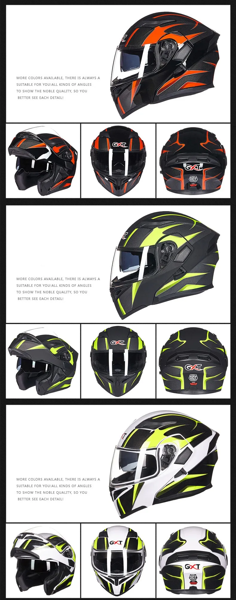 GXT откидной шлем мотоциклетный шлем motos casco capacete модульные шлемы с внутренним солнцезащитным козырьком защитные гоночные шлемы с двойными линзами