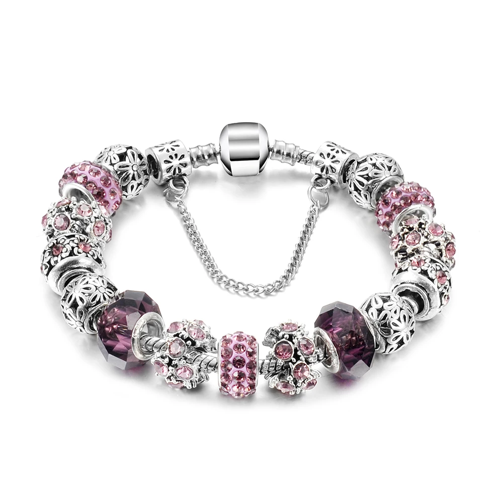 Посеребренные бусины шармы в европейском стиле|bracelet bracelet|charm beads braceletbead charm bracelet |