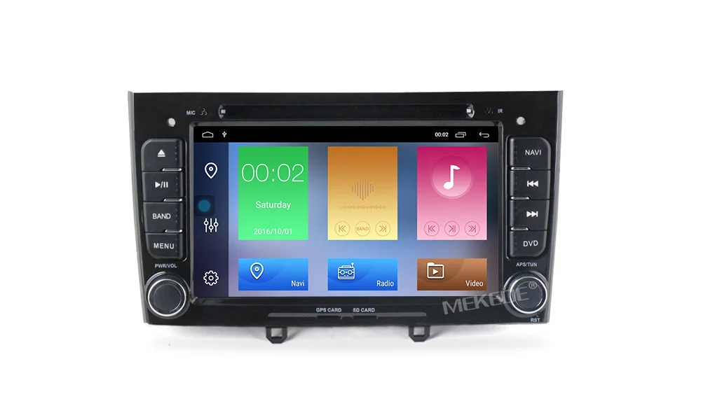 Android 9,1 2G ram 32G rom Автомобильный gps Мультимедиа для peugeot 308 408 с wifi радио gps навигация четырехъядерный