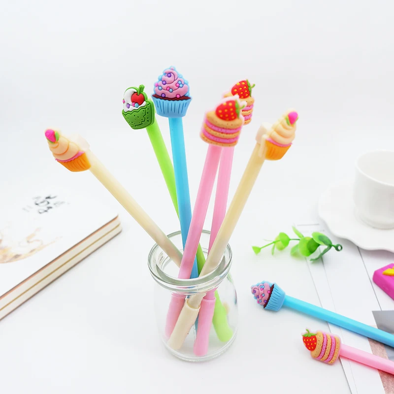 4 шт./партия Милая гелевая ручка для торта рекламный подарок канцелярские