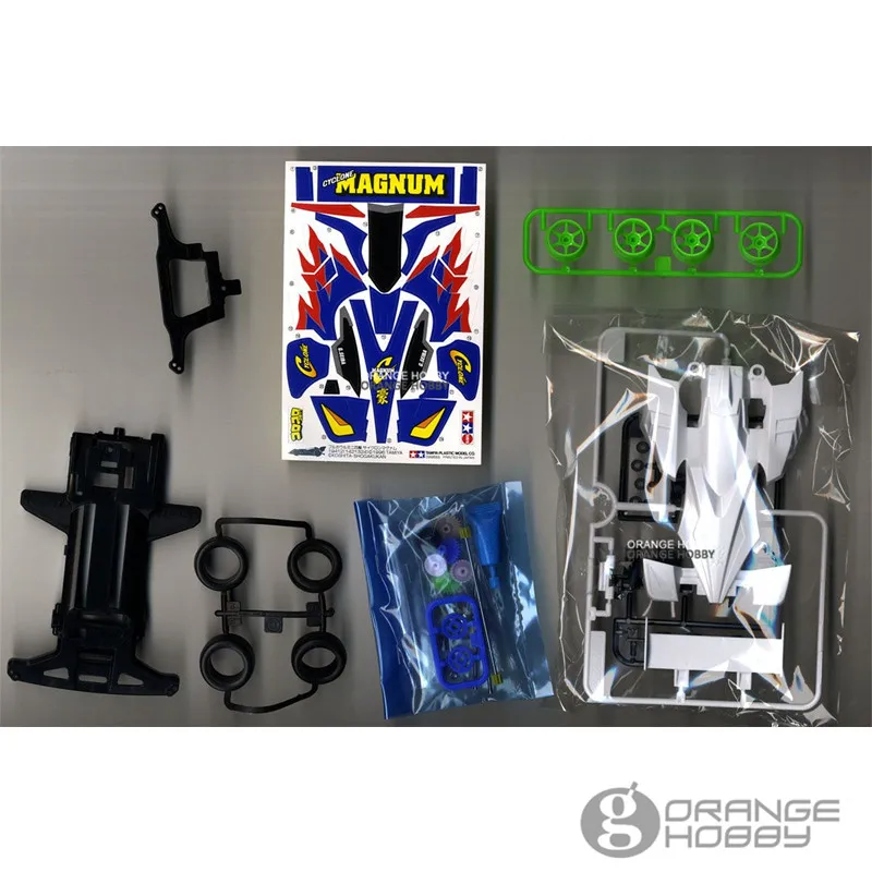 OHS Tamiya 1/32 Mini 4WD Cyclone Magnum (TZ Chassis) в сборе Комплекты пластиковых моделей | Игрушки и