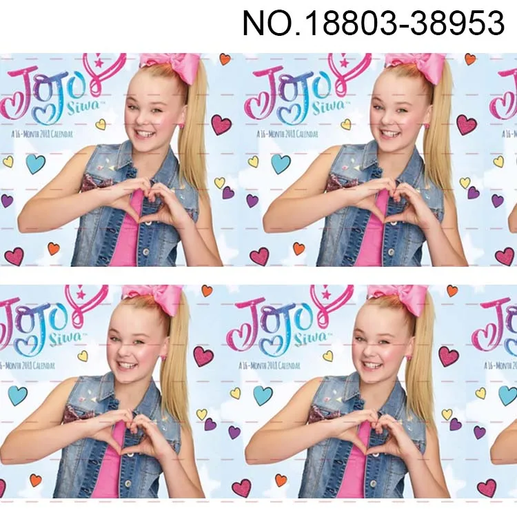 10 ярдов Различные размеры мультяшная корсажная лента с принтом JOJO girl Cutie|Ленты