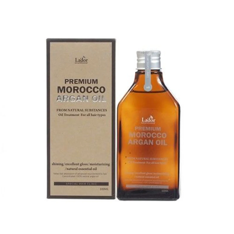 Первоклассное марокканское аргановое масло LADOR уход за волосами эфирное питает
