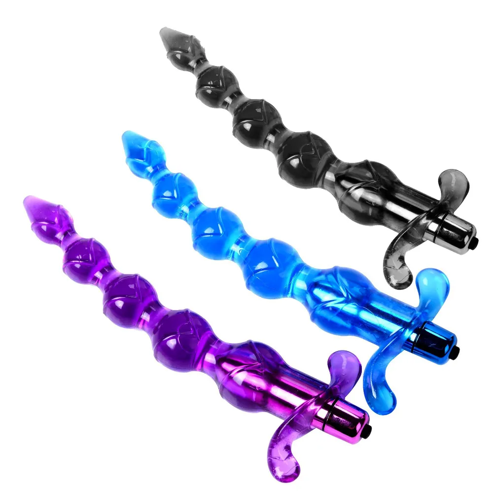 Sex Vibrating Anal Beads G Spot Prostate Stimulator Butt Plug Pull Vibrator For Women Men Adults Masturbator Toys | Красота и