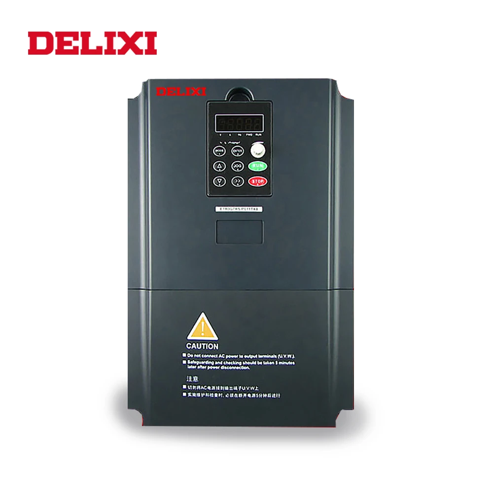 DELIXI AC 380V 0 75 kw 3 фазный преобразователь частоты приводов для управления скоростью