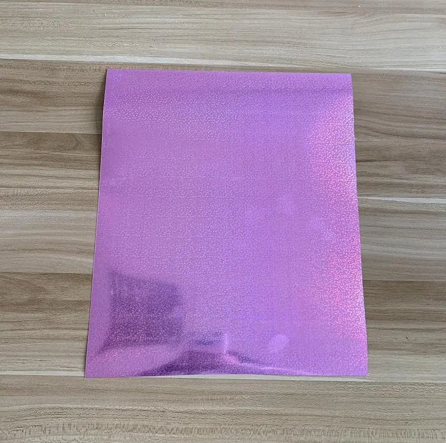 Бесплатная доставка 1 лист 25 см x 30 голограмма теплопередача винил серебристый