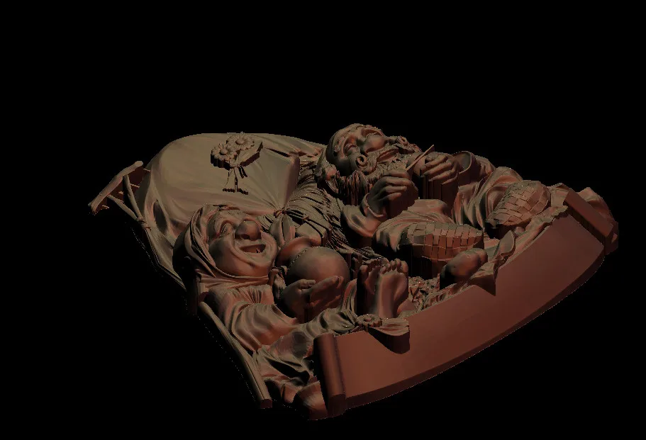 Рельефная статуя 3d модели для стариков и женщин ЧПУ маршрутизатора принтер Artcam