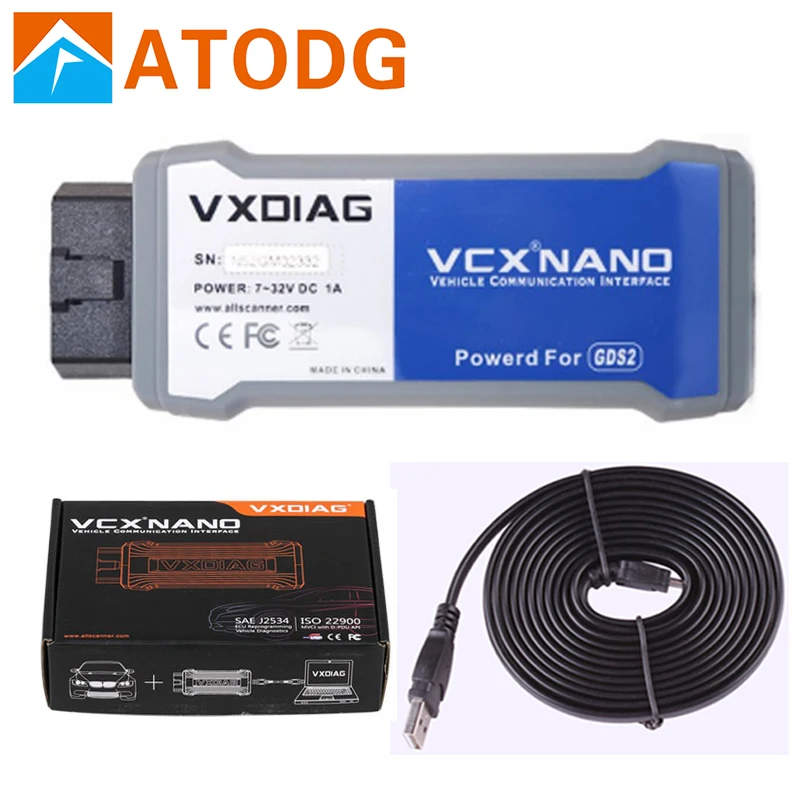 Новинка VXDIAG для GM/Opel хорошее качество VCX NANO 2 в 1 распродажа VX DIAG с фотомагнитами и