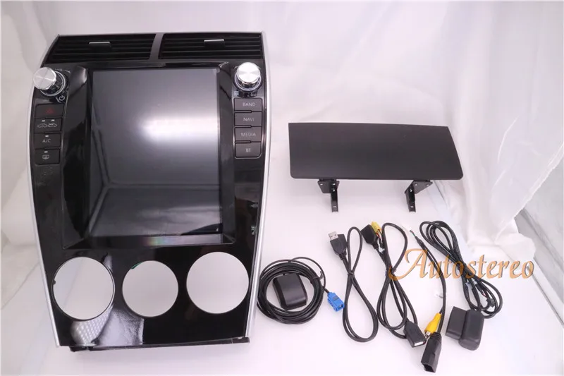 Android 7,1 Tesla стиль автомобиля нет dvd-плеер gps навигация для мазда6 2002-2008 радио магнитофон стерео головное устройство мультимедиа ips