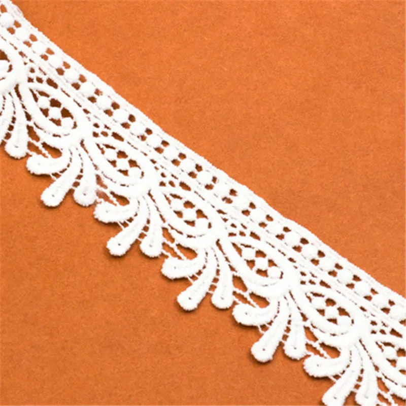 Вышитые кружева лента для шитья стеганых платье Свадебные украшения вечерние