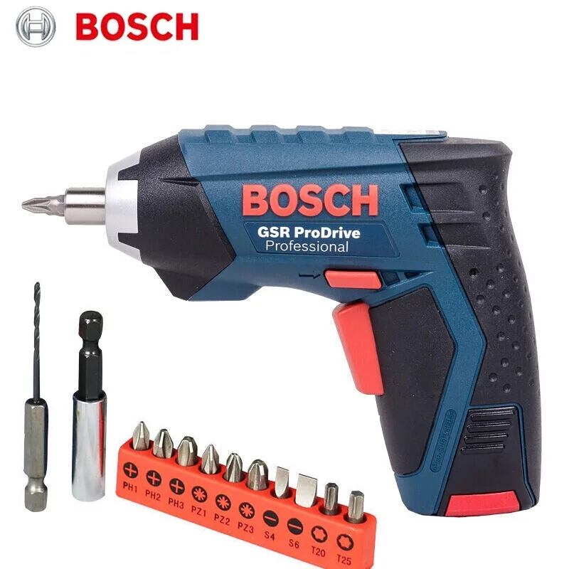 Бренд BOSCH бытовая электрическая отвертка аккумуляторная отвертка GSR3.6V-Li Мини электрическая дрель 3,6 В литиевая батарея Зарядка