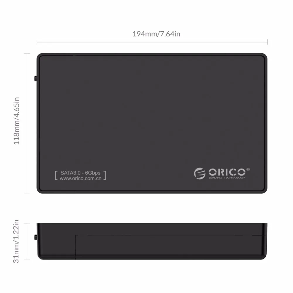 ORICO 3588US3-V1, 3, 5- SATA , USB 3, 0    3, 5 SATA HDD  SSD
