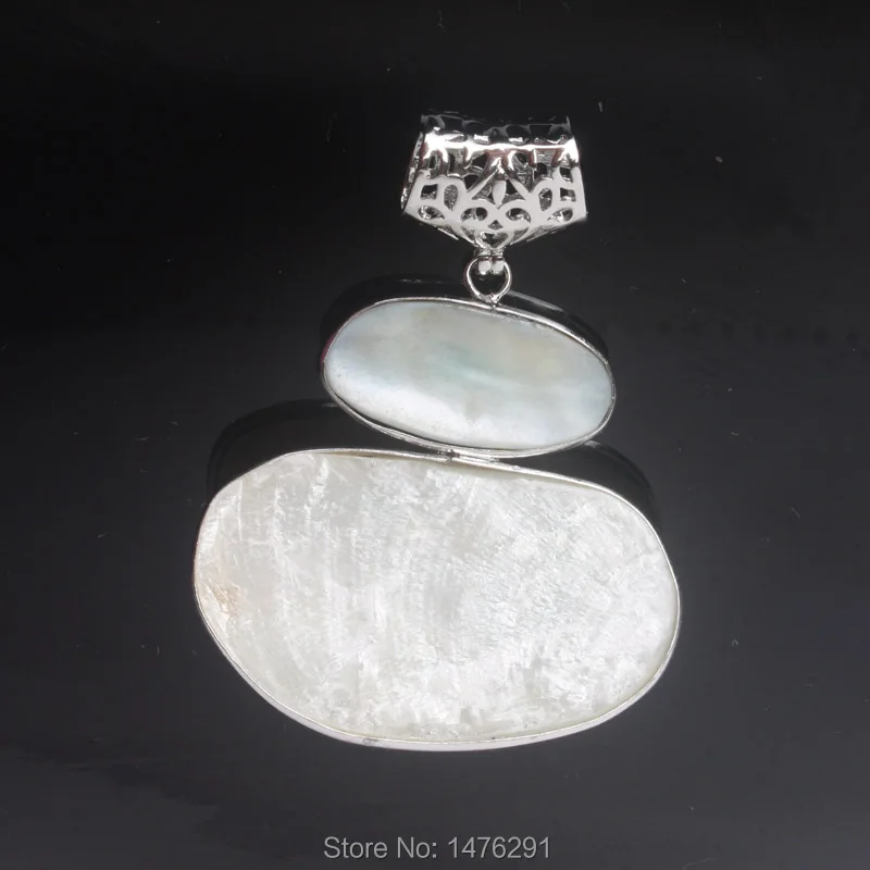 1 шт. кулон из натурального белого ракушка и абалона|Подвески| |