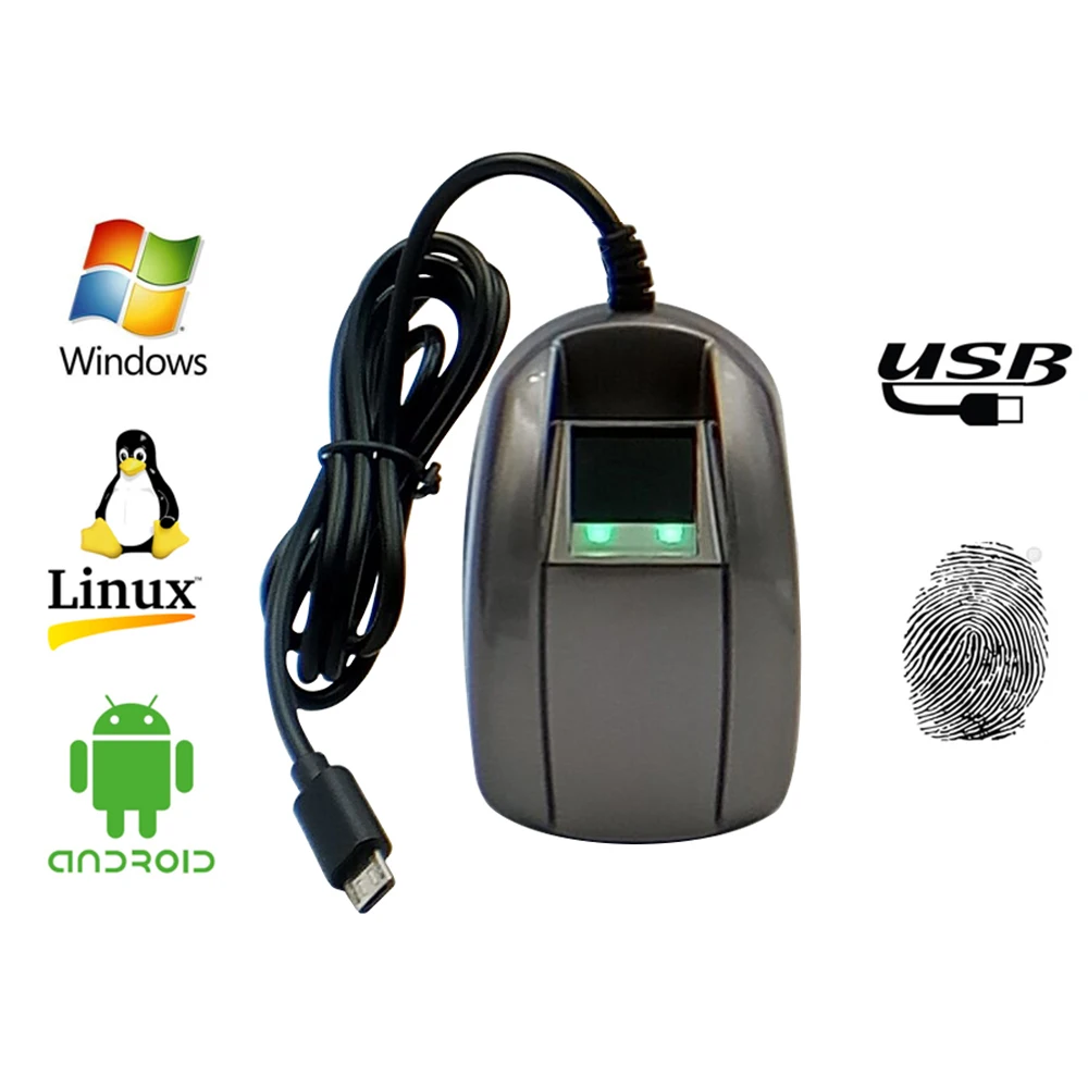 HFSECURITY биометрический USB сканер отпечатков пальцев цифровой Бесплатная SDK PHP Micro