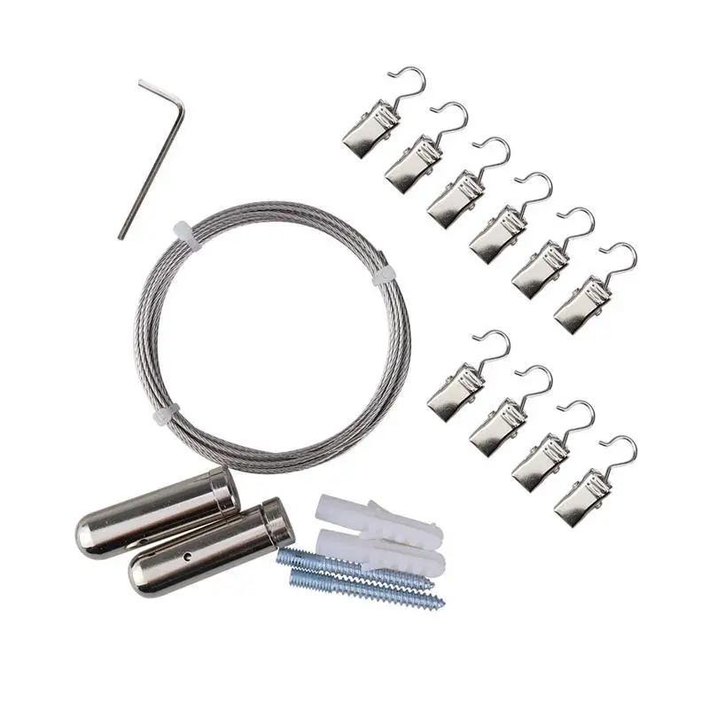 

Clothesline Rope Clothes Line Curtain Drape Wire Stainless Steel Indoor Drying