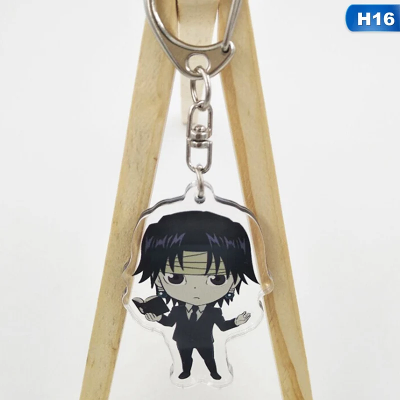 16 Охотник х Охотник аниме Killua Zoldyck Kurapika брелки двусторонний брелок косплей акриловый кулон брелок - Цвет: 16