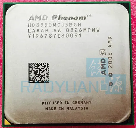 Процессор AMD Phenom X3 8550 трехъядерный процессор 2 ГГц HD8550WCJ3BGH SOCKET AM2 +|cpu processor|socket am2core