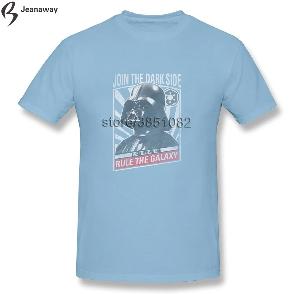Для мужчин футболка с принтом Дарт Вейдер пропаганды Футболка короткий рукав