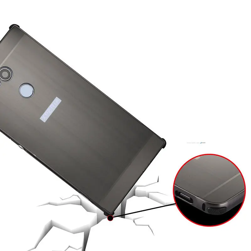 Для sony Xperia XA2/XA2 Ультра чехол Роскошный металлический каркас бампер для XA2