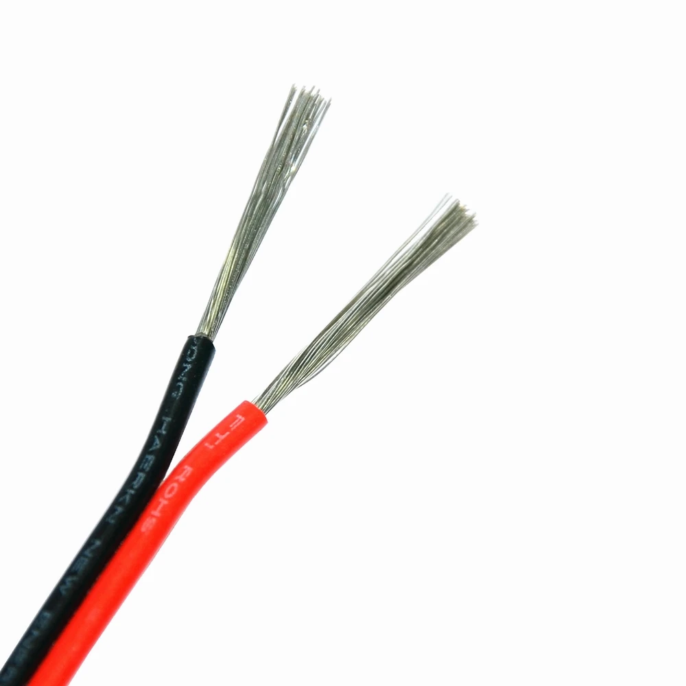 10 м 18AWG Электрический провод 2pin удлинитель провода, работающего на постоянном токе 12 В в провода для одного Светодиодные ленты светильник 3528 5050