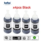 Набор черных красящих чернил befon X4, совместимых с принтером Epson L101 LL111 L301 L355 L300 551 L558 L800 L810 L1300 L1800 L801