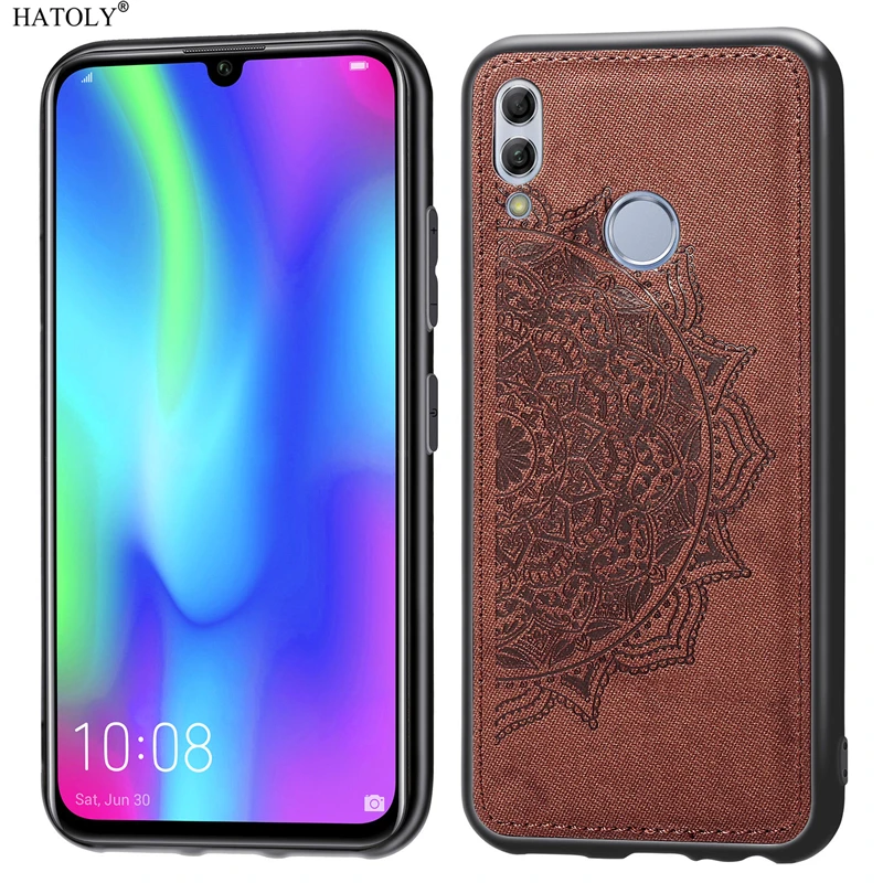 Чехол для Huawei P Smart 2019 чехол Y6 Y7 P30 Pro Honor 8A тпу рамка тканевый телефона 2019|Бамперы| |