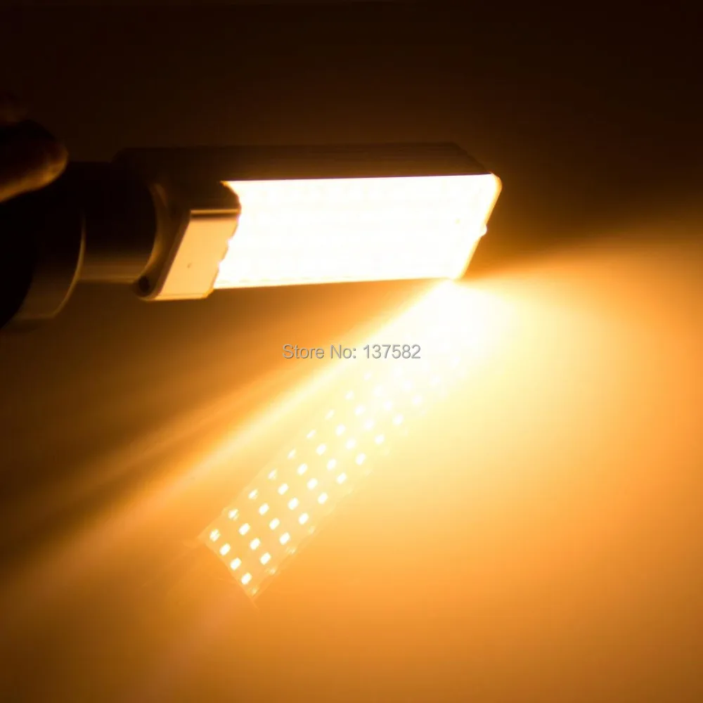 

LED Light SMD5050 52leds 12W G24 LED PL Lamp AC85-265V Warm White/Cold White 180degree Horizontal Plug E27 G24 LED Light