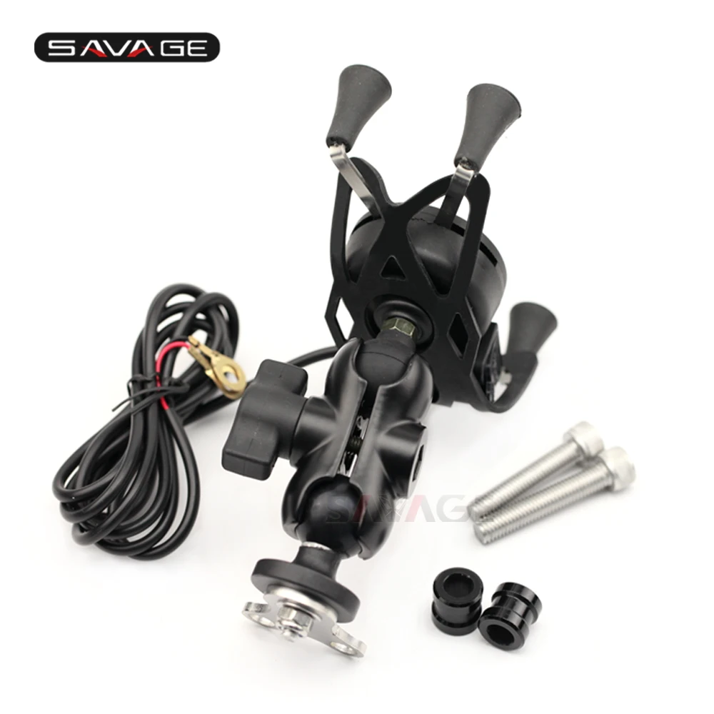 Держатель для телефона зарядное устройство USB KAWASAKI NINJA 300 2013-2017 EX250 250 2008-2017