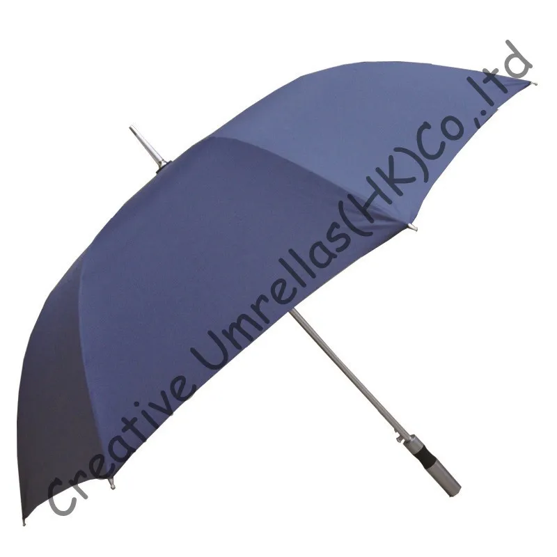 

Men's alloy umbrellas,straight business drag spring umbrellas.14mm aluminum shaft and fiberglass ribs,auto open,business