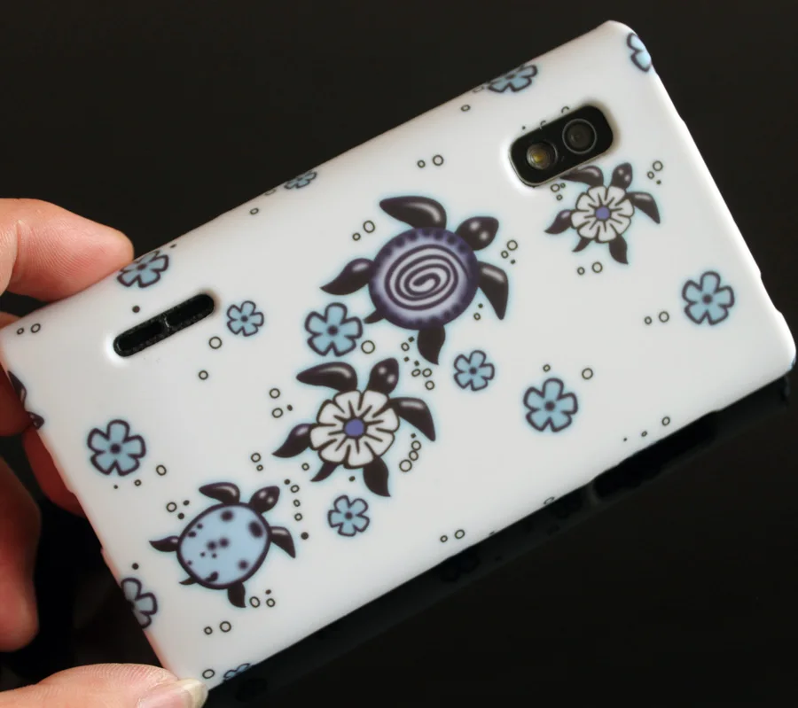 Симпатичные Черепаха Цветок Дизайн Мягкий гель ТПУ задняя защитная крышка кожи