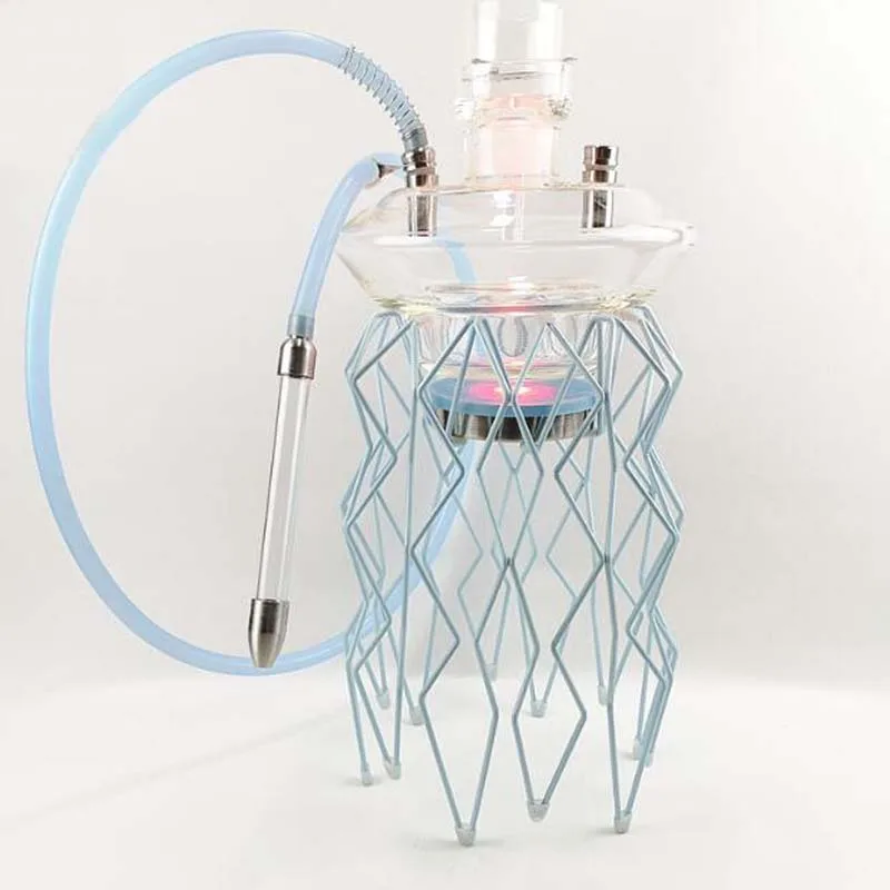 Набор кальян большой высокий Cachimba наргиле Led 2 шланга для клуба Бар Аксессуары