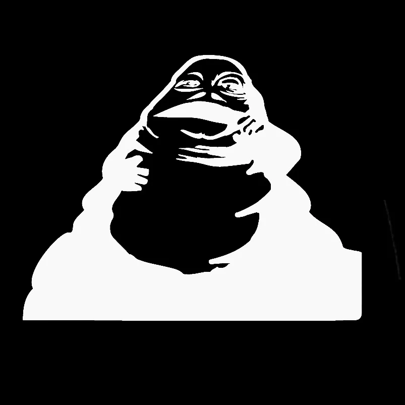 Jabba theHut автомобильные виниловые наклейки на бампер водонепроницаемый задний