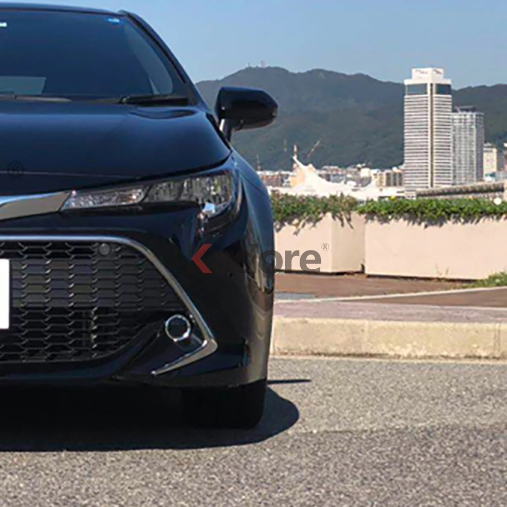 Для Toyota Corolla хэтчбек ABS Хром Передняя противотуманная фара задний хвост противотуманная фара крышка отделка автомобиля Защита внешние аксессуары