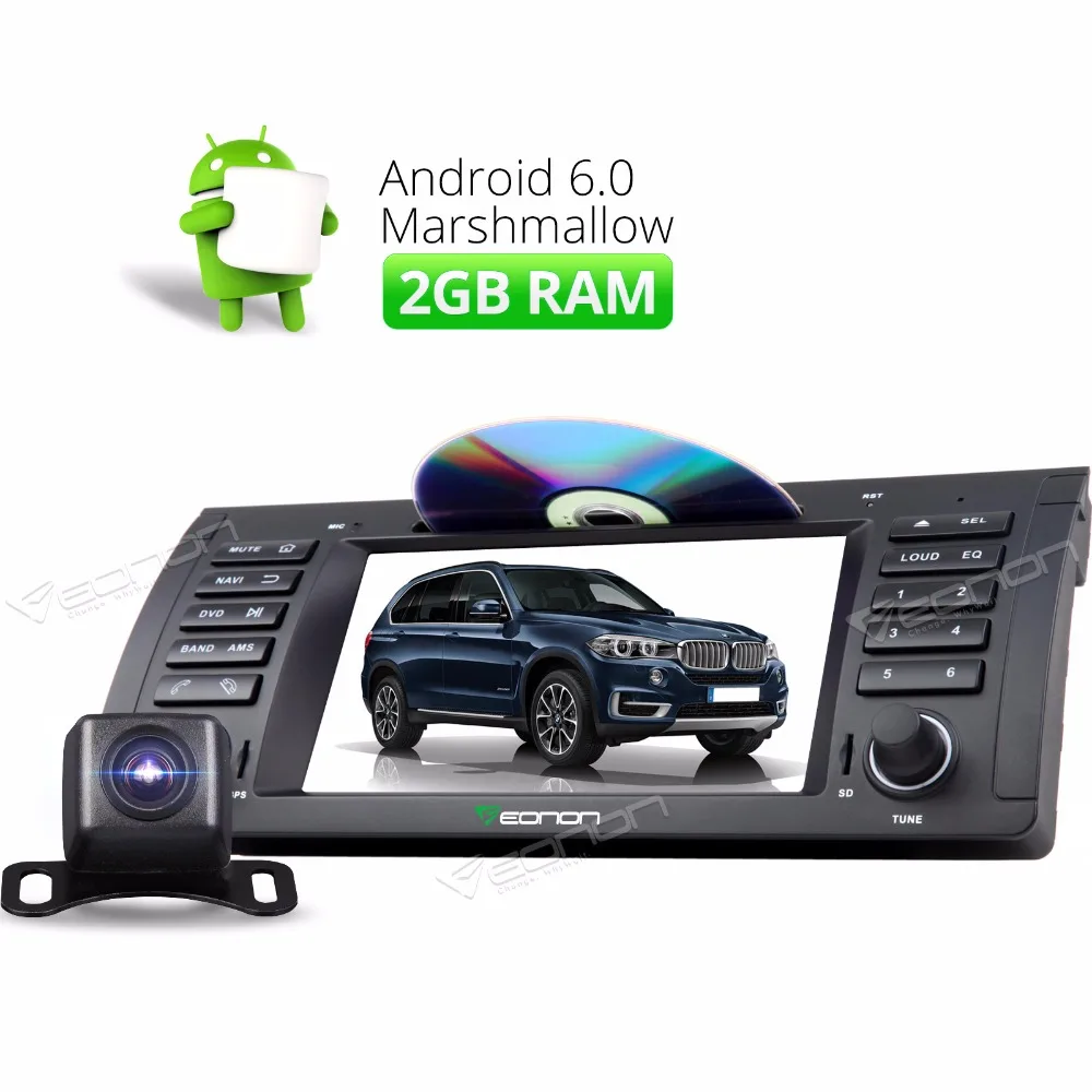 1DIN 7 &quotAndroid 6.0 Octa core Стерео DVD GPS навигации головное устройство indash Радио Bluetooth для