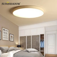 acrylic modern led ceiling lights for living room bedroom light fixtures round lustres chandelier ceiling lamp metal blackwhite