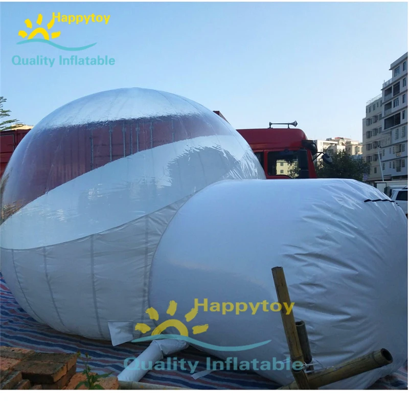 Прозрачная надувная палатка из ПВХ для кемпинга надувной прозрачный купол