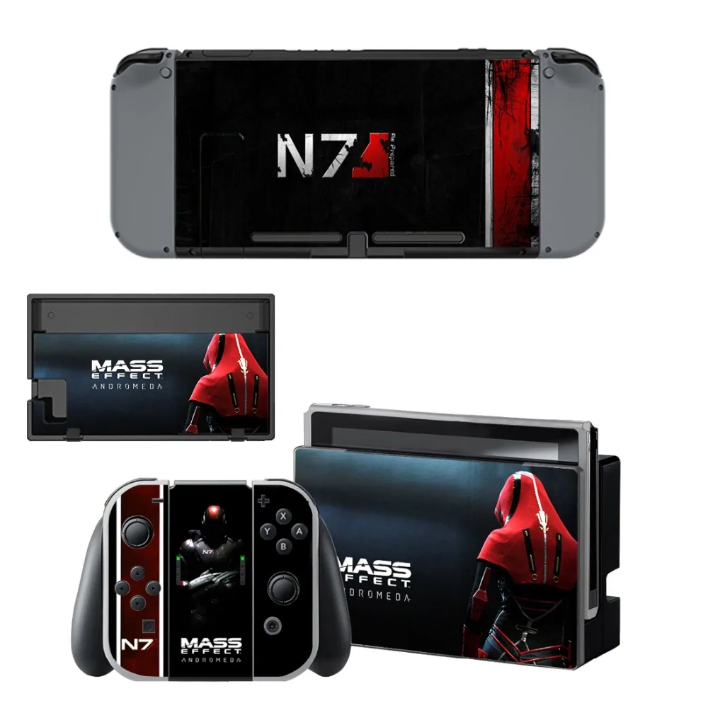 Наклейка на консоль Nintendo Switch NS с эффектом массы защитная виниловая наклейка