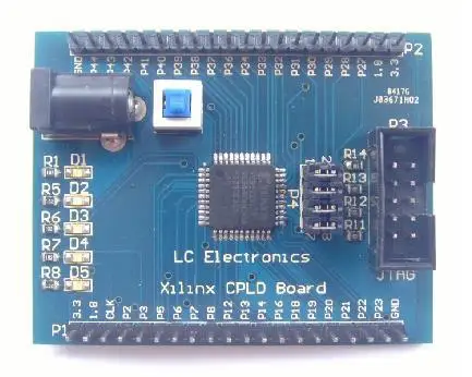 Бесплатная доставка! 1 шт. обучающая плата Xilinx XC9572XL CPLD | Электронные компоненты и