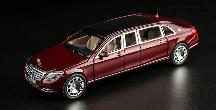 KIDAMI Maybach модель автомобиля из сплава 1:24 модель автомобиля из сплава Детский мальчик звук и светильник