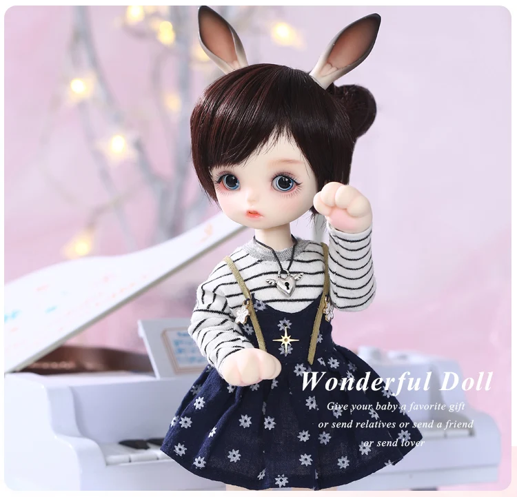 Aimerai Gina BJD SD кукла 1/6 с кроличьими ушками модель тела для маленьких девочек и мальчиков высокое качество игрушки магазин фигурки из смолы
