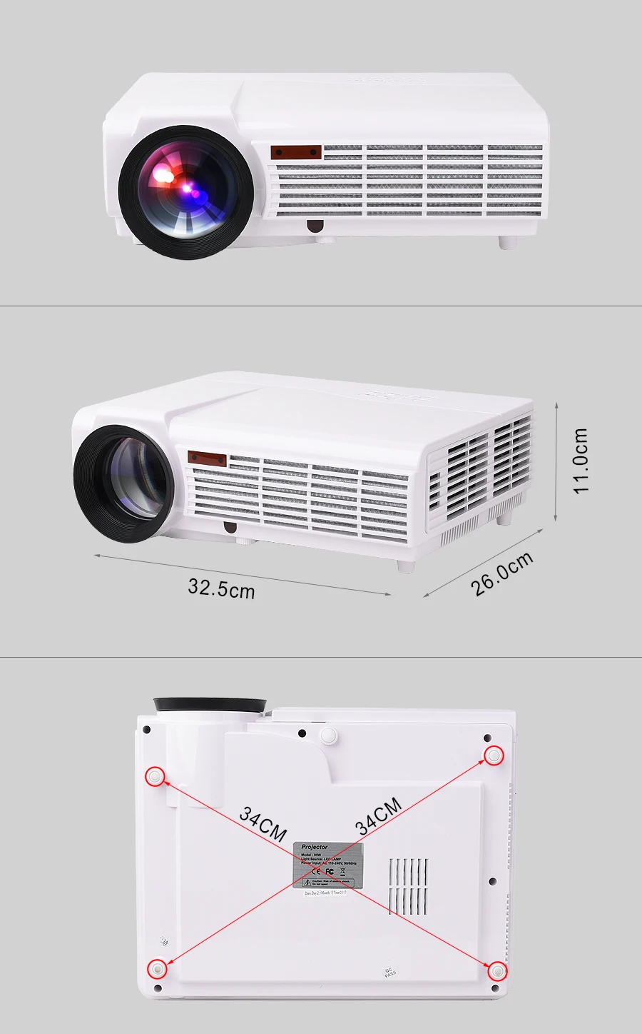 LED96+ BT96 проектор Android wifi 1280*800 Full HD 1080p видео 3D светодиодный домашний проектор ЖК-проектор VGA пожалуйста прочитайте ошибку в деталях