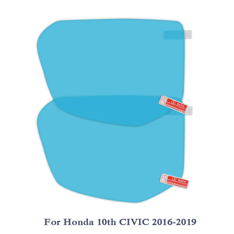 Противотуманная прозрачная пленка для окна автомобиля 2 шт. задний вид Honda Accord City