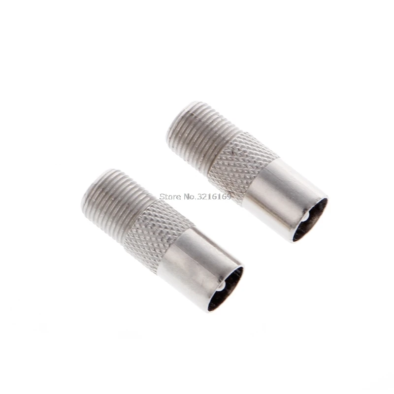 Прямой разъем F Female RF Male адаптер ТВ антенны 5 шт./компл.|connector f|rf antenna connectorconnector female |